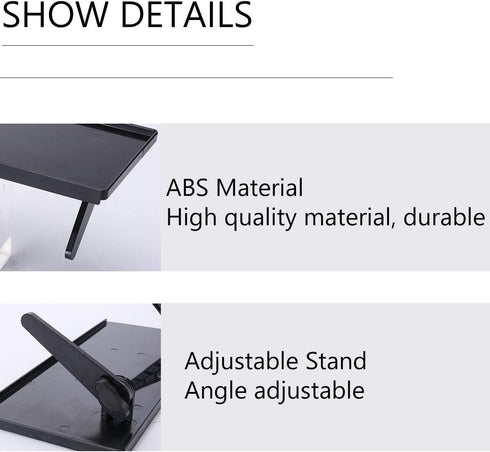 11.5 Inch Adjustable Screen Top Shelf Organizer for TV Computer Monitor Flat Screen, TV Mount Top Shelf Used to Place Soundbar Cable Box Speakers ...